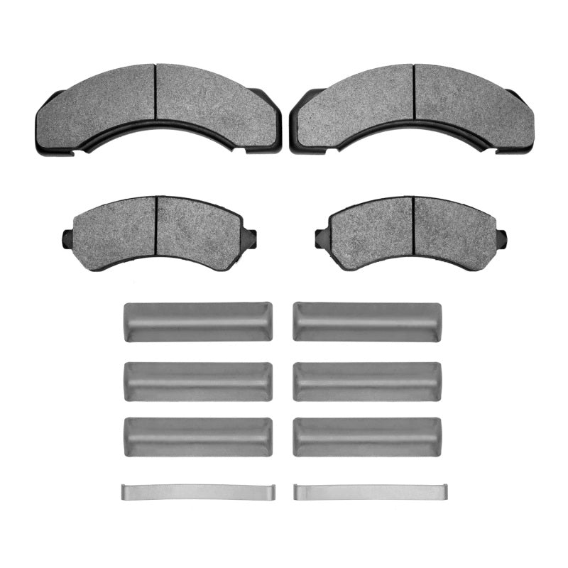 R1 Concepts R1 95-00 Chevrolet C3500 Front/Rear Super Duty Pads & Hardware Kit