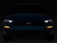 Raxiom 18-23 Ford Mustang GT EcoBoost LED Projector Headlights- Black Housing (Clear Lens)