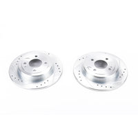 PowerStop Power Stop 12-19 Hyundai Accent Rear Evolution Drilled & Slotted Rotors - Pair