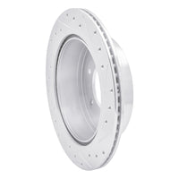 R1 Concepts R1 08-14 Mitsubishi Montero Limited (Mexico) Rear Left Drilled & Slotted Silver Brake Rotor