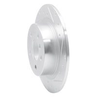 R1 Concepts R1 14-25 BMW 220i (Mexico) Rear Right Drilled & Slotted Silver Brake Rotor