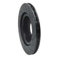 R1 Concepts R1 18-20 Land Rover Range Rover Sport Rear Left Drilled & Slotted Black Brake Rotor