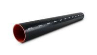 Vibrant 4 Ply Reinforced Silicone Straight Hose Coupling - 2.5in I.D. x 36in long (BLACK)