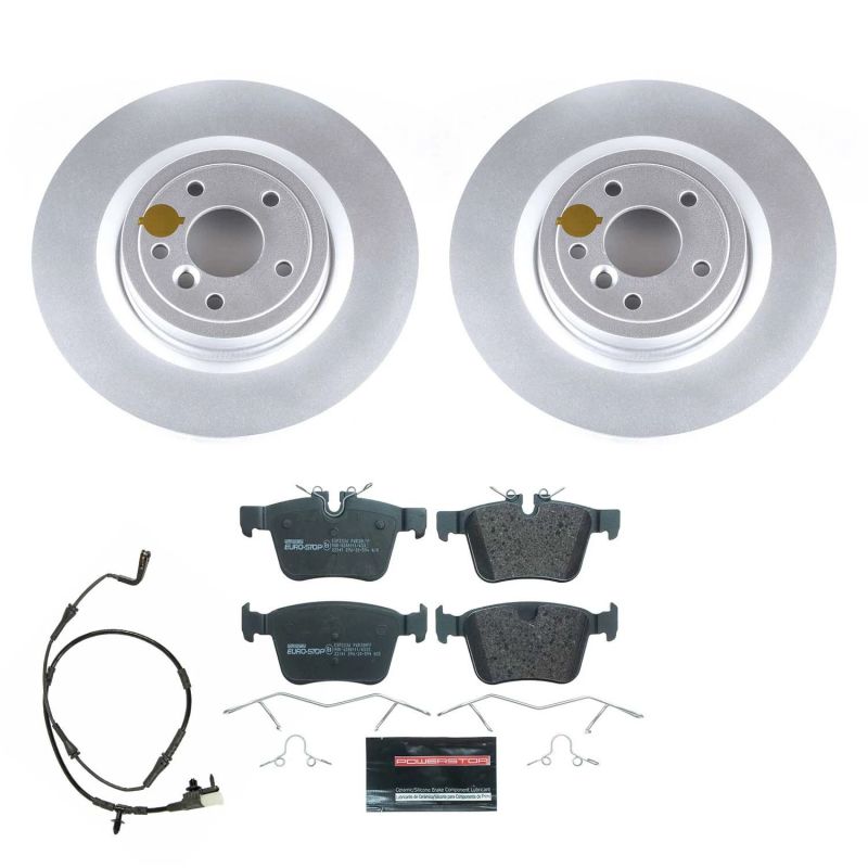 PowerStop Power Stop 17-20 Jaguar XE Rear Euro-Stop Brake Kit