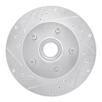 R1 Concepts R1 95-97 Ford Ranger (USA/Canada) Front Left Drilled & Slotted Silver Brake Rotor