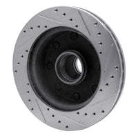 R1 Concepts R1 80-85 Ford E-250 Econoline Front Left Drilled & Slotted Silver Brake Rotor