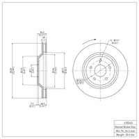 DFC 88-96 Chevrolet Corvette Right Front Brake Rotor