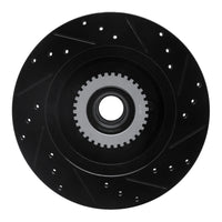 R1 Concepts R1 91-96 Buick COMMERCIAL CHASSIS Front Left Drilled & Slotted Black Brake Rotor