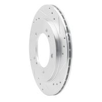 R1 Concepts R1 99-04 Chevrolet Tracker Front Right Drilled & Slotted Silver Brake Rotor