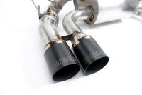 Dinan 15-20 BMW M3/M4 (F80/F82/F83) Free Flow Axleback Exhaust System - Black Tips