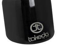 aFe Takeda Universal Exhaust Tip 2-1/2 IN Inlet x 4 IN Outlet x 6 IN L- Black