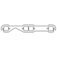 Cometic Gasket Cometic Chevy Gen1 Small Block V8 .060in HTS Exhaust Manifold Gasket Set-1.55in x 1.55in Square Port