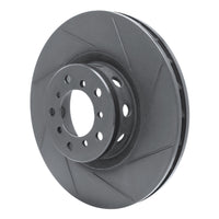 R1 Concepts R1 00-03 BMW M5 Left Front Slotted Black Brake Rotor