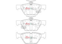 DBA 2018 Subaru Impreza 1.6L/2.0L / 15-21 Subaru Levorg VM 1.6L Turbo SP Performance Rear Brake Pads