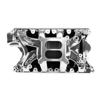Edelbrock RPM Air-Gap Small Block Ford 351W Intake Manifold - Chrome Plasma Finish
