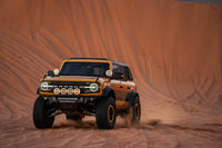 DV8 Offroad 21-25 Ford Bronco Tube Serries Front Bumper - Black Powdercoat