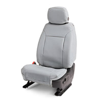 Covercraft 24-25 Ford F250-F550 Leatherette PrecisionFit Custom Front Row Seat Covers - Light Grey