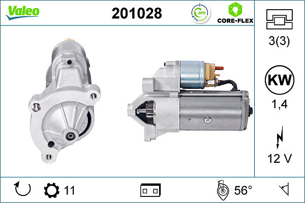 VALEO VAL201028 Starter