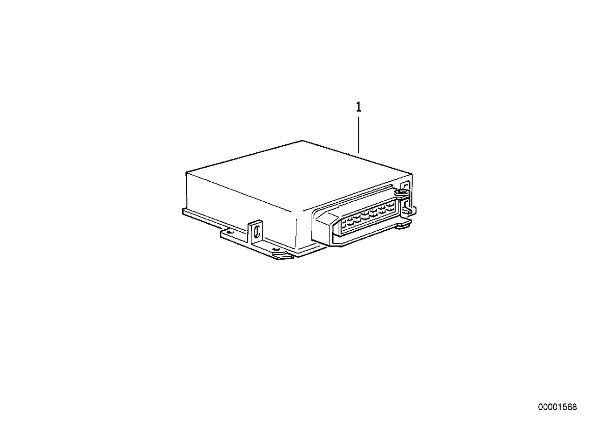 Genuine BMW 12141315854 E30 At-Control Unit (Inc. M3)