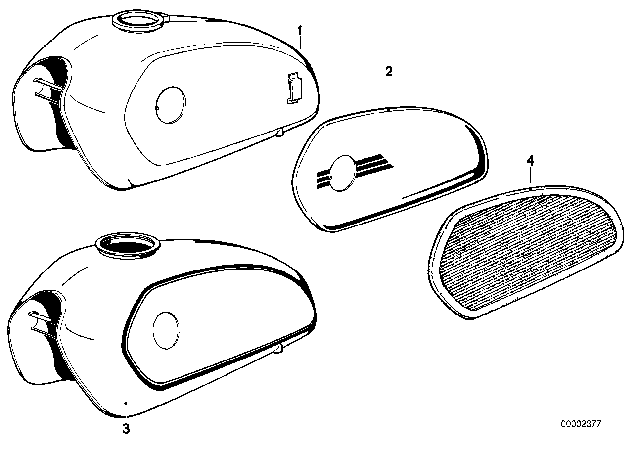 Genuine BMW 16111232000 Fuel Tank (Inc. R75/5, R50/5 & R60/5) |  UK Car Parts