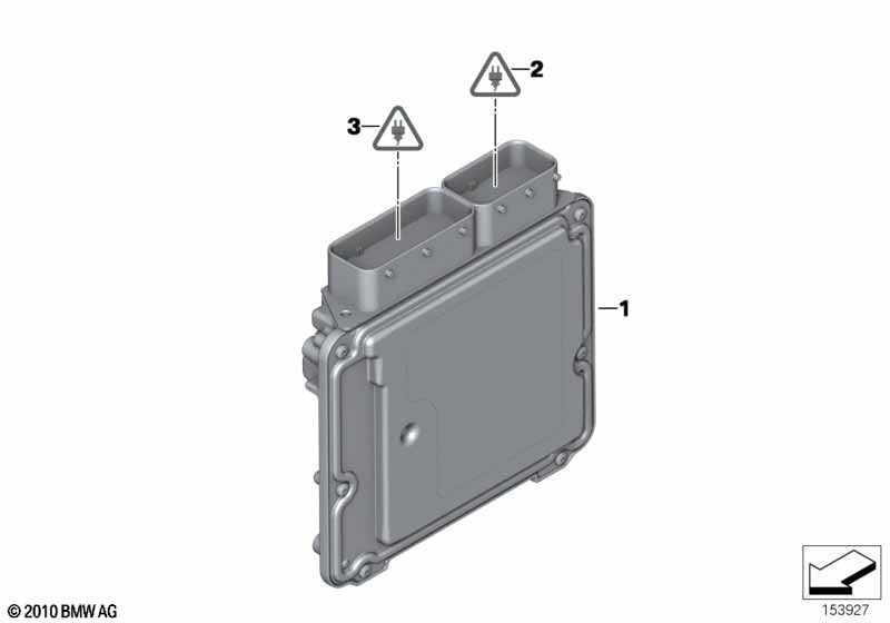 Genuine BMW 13617793539 Basic Dde Control Unit 5.0