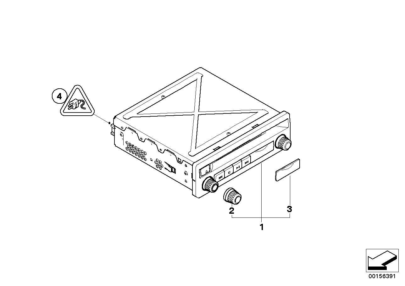 Genuine BMW 65129243263 E72 E70 Dvd Player (Inc. X5)