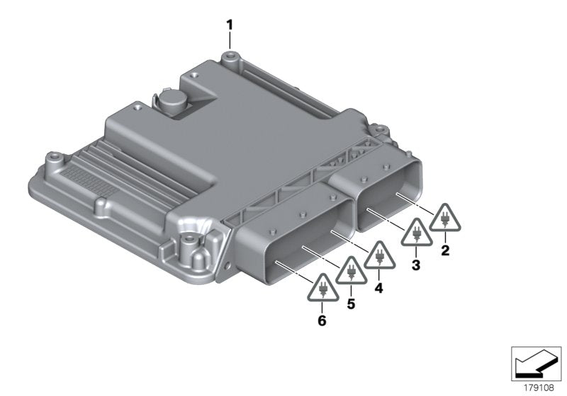 Genuine BMW 12527564130 E70 E92 Socket Housing 12-POL. (Inc. 730Ld, 530d & 750i)