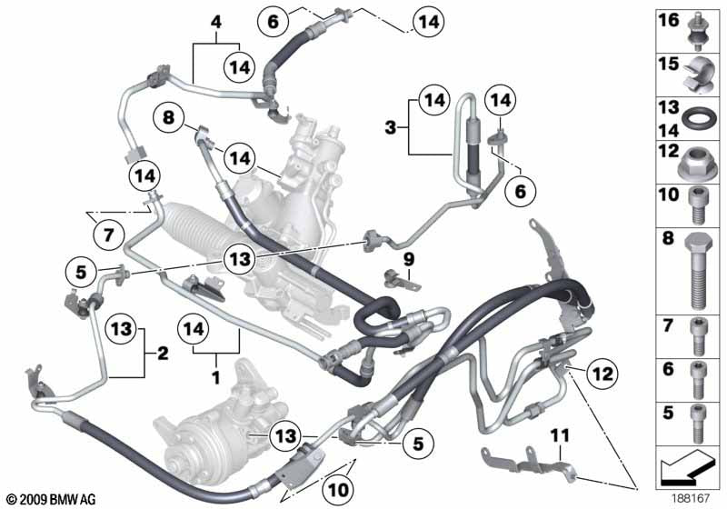 Genuine BMW 32416796379 Return Pipe