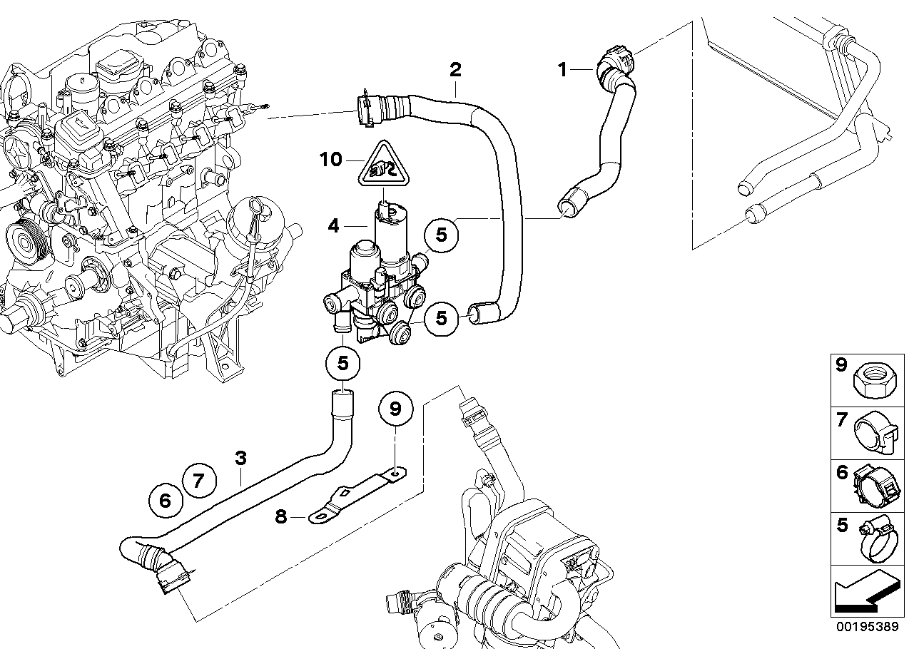 Genuine BMW 64126951814 E90 E92 Changeover Valve (Inc. 320d, 330xd & 330d) |  UK Car Parts