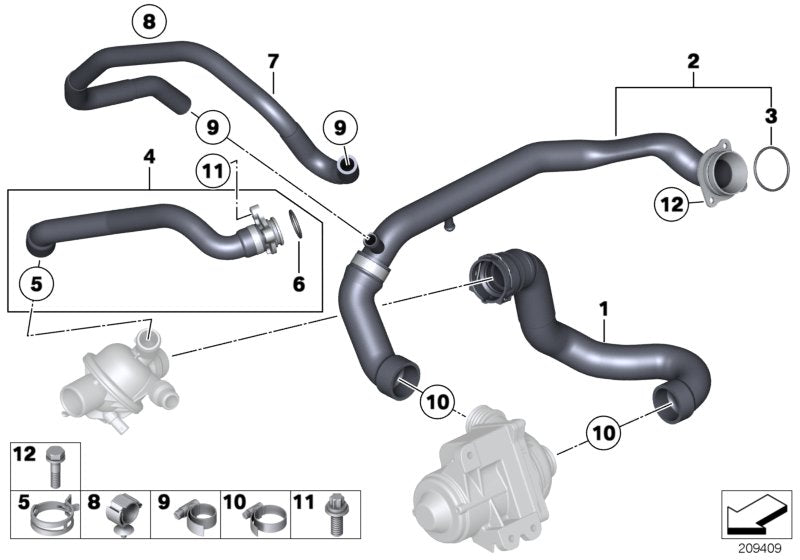 Genuine BMW 07129905905 Asa-Bolt M6X16 ZNNIV SI | Performance Parts Direct Car Parts