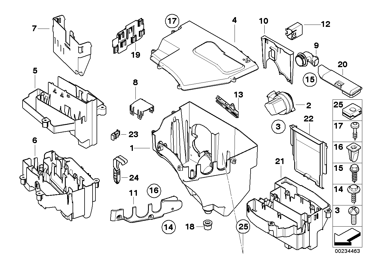 Genuine BMW 12907532889 E63 E64 Separator Plate (Inc. 630i, 530i & 525xi)