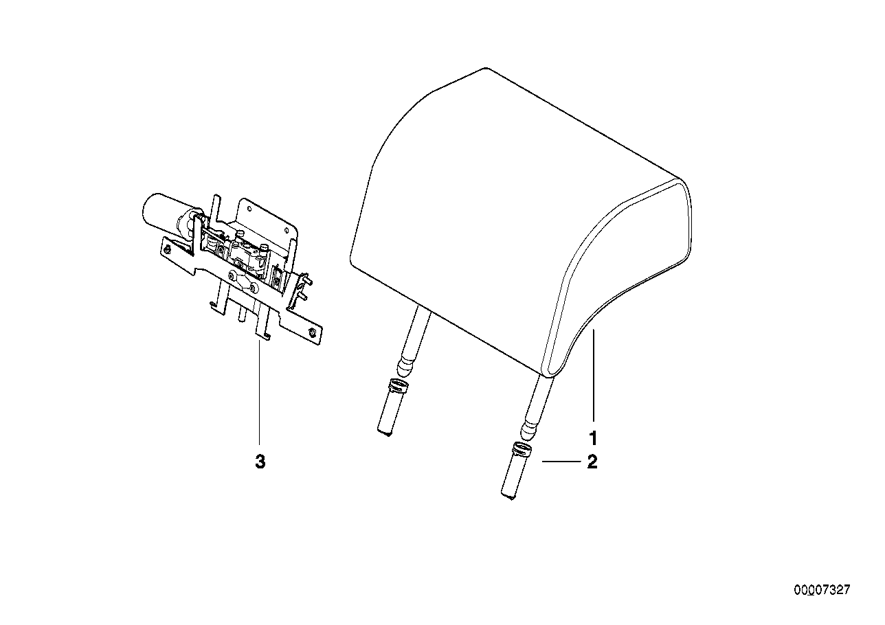 Genuine BMW 52208166672 E38 Drive Unit Right (Inc. 740i, 730i & 730iL)