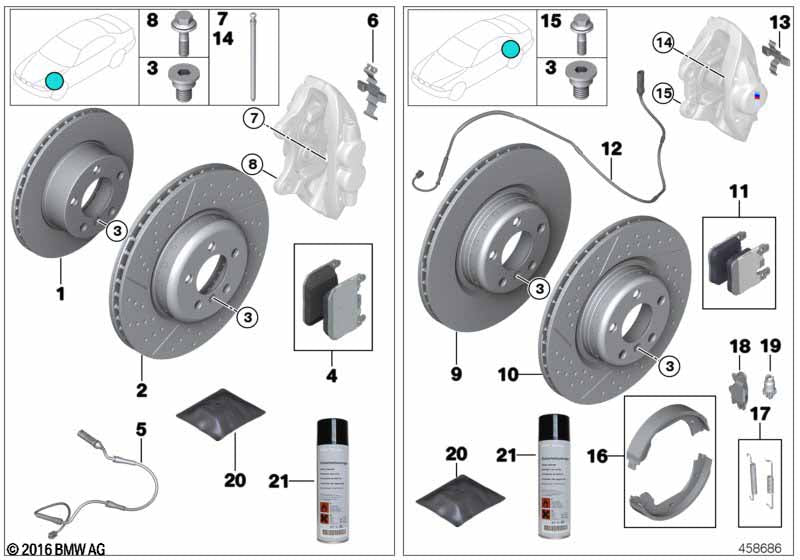Genuine BMW 34216857152 Guide Pin