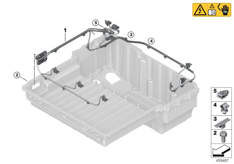 Genuine BMW 61278649866 Csc/Communications Wiring Harness (Inc. 330e)
