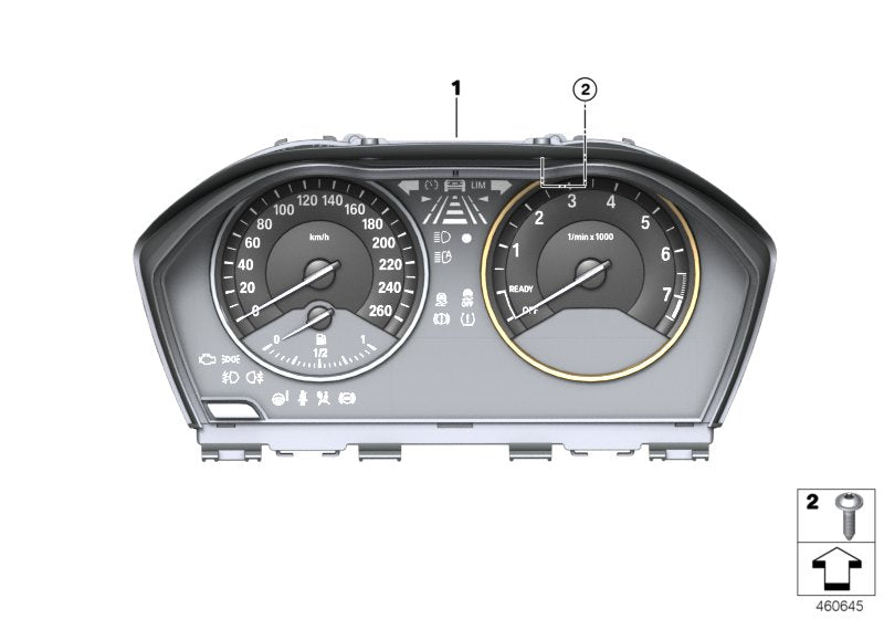 Genuine BMW 62108099603 F83 Instrument Cluster MPH (Inc. M4 CS, M4 GTS & M4)
