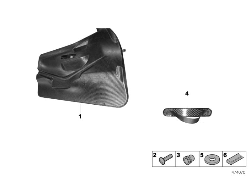 Genuine BMW 41508417168 Door Hinge (Inc. M235i Racing)