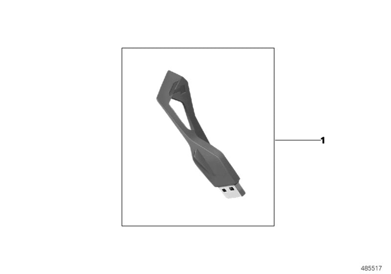 Genuine BMW 61358314887 Coding Plug (Code) SILBER/SILVER (Inc. M4 GT4)
