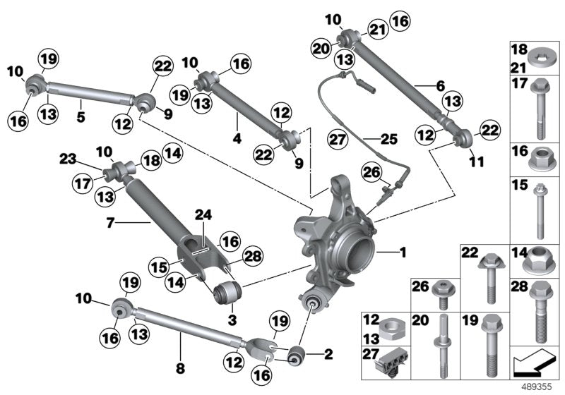 Genuine BMW 33408417044 Wheel Carrier, Rear Right M235I RACING (Inc. M235i Racing) |  UK Car Parts