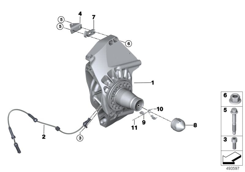 Genuine BMW 31208428427 Adjusting Plate 1,25 mm (Inc. M6 GT3)