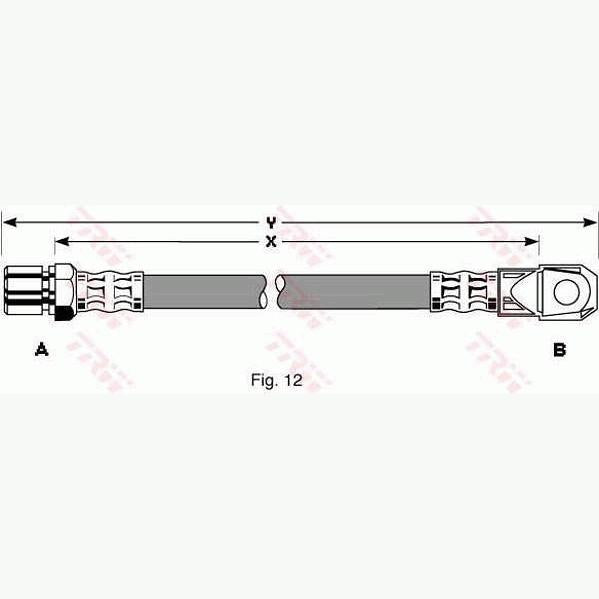 TRW MOTO PHD110 Brake Hose