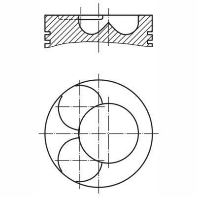 MAHLE 2091800 Piston