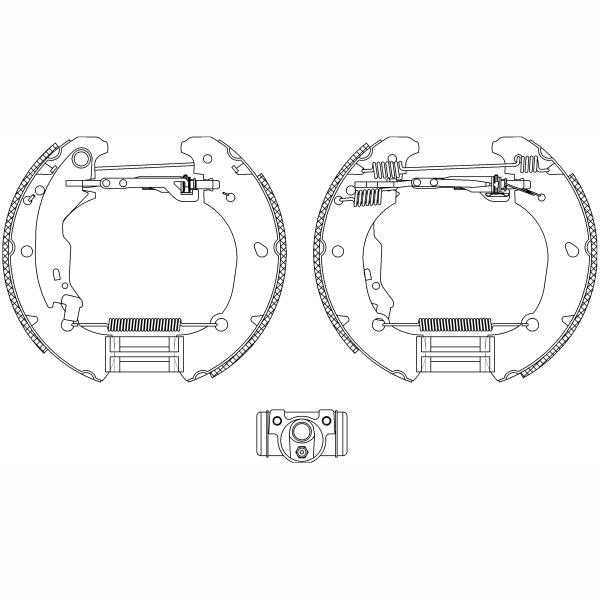 TEXTAR 84053600 Brake Shoe Set
