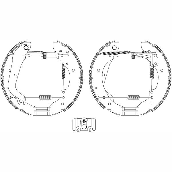 TEXTAR 84030602 Brake Shoe Set