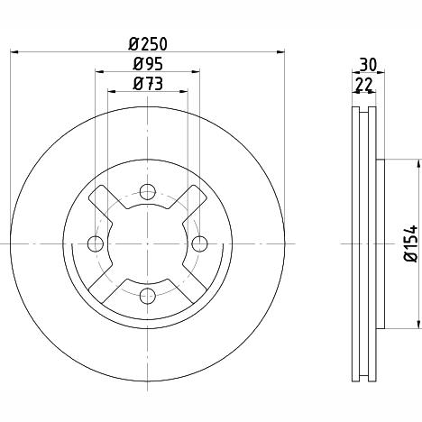 TEXTAR 92094500 Brake Disc