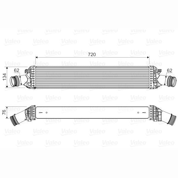 VALEO VAL818654 Charge Air Cooler