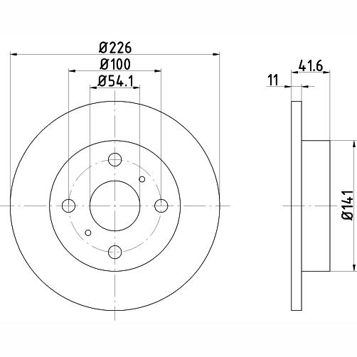 TEXTAR 92067100 Brake Disc
