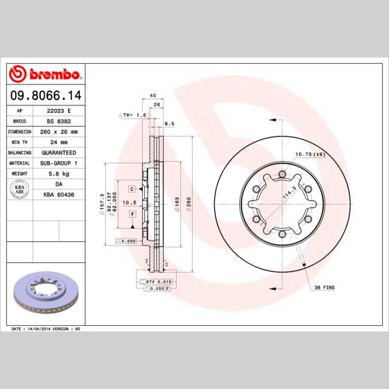 TRW MOTO BDA588 Brake Caliper Bracket