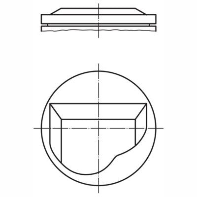 MAHLE 0824802 Piston
