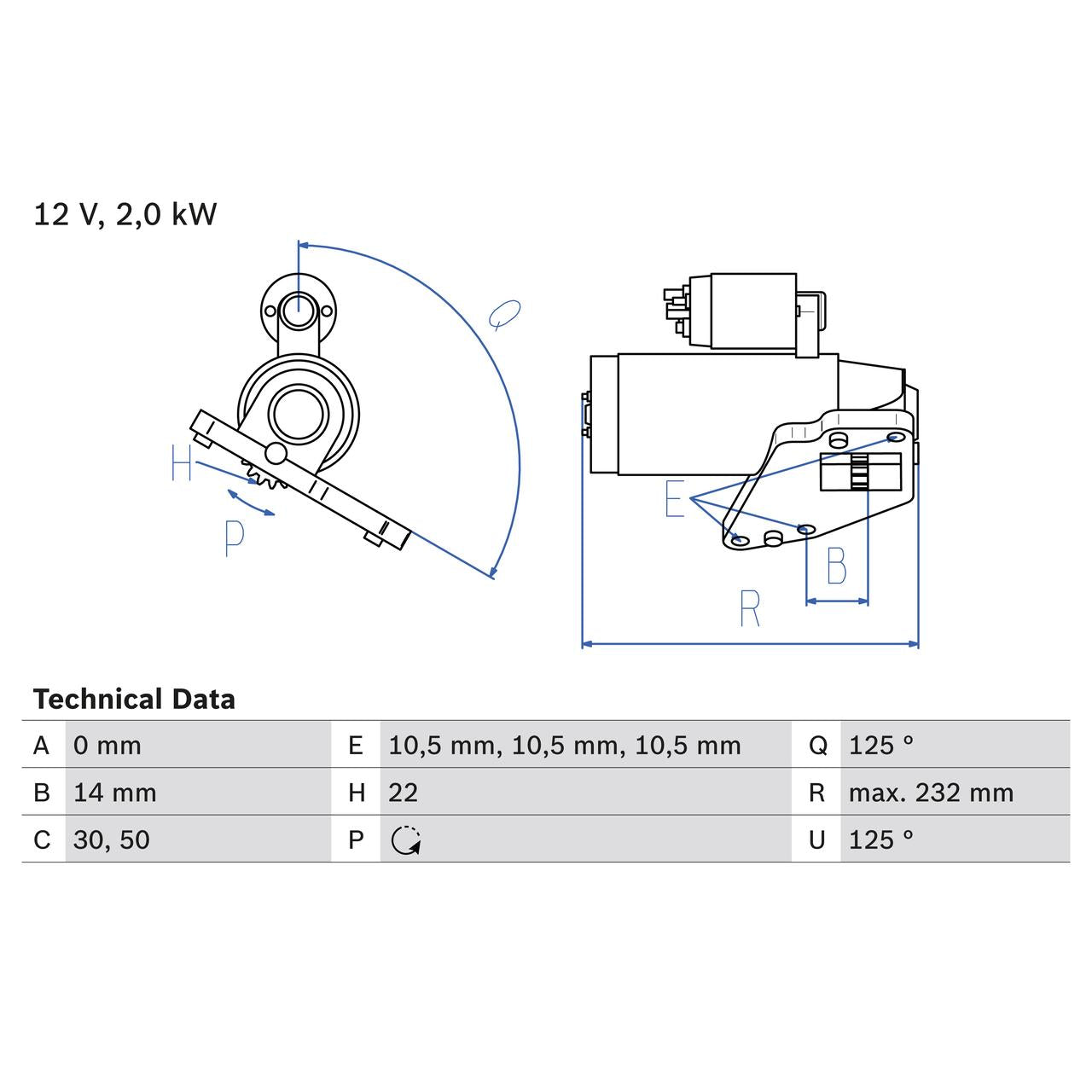 BOSCH 0986024710 Starter
