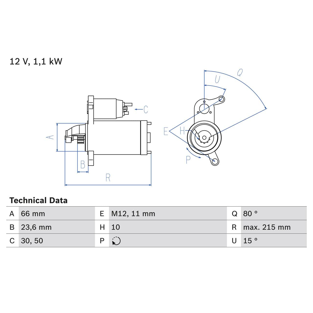 BOSCH 0986024010 Starter